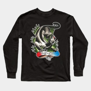 Panther Tattoo Design Long Sleeve T-Shirt